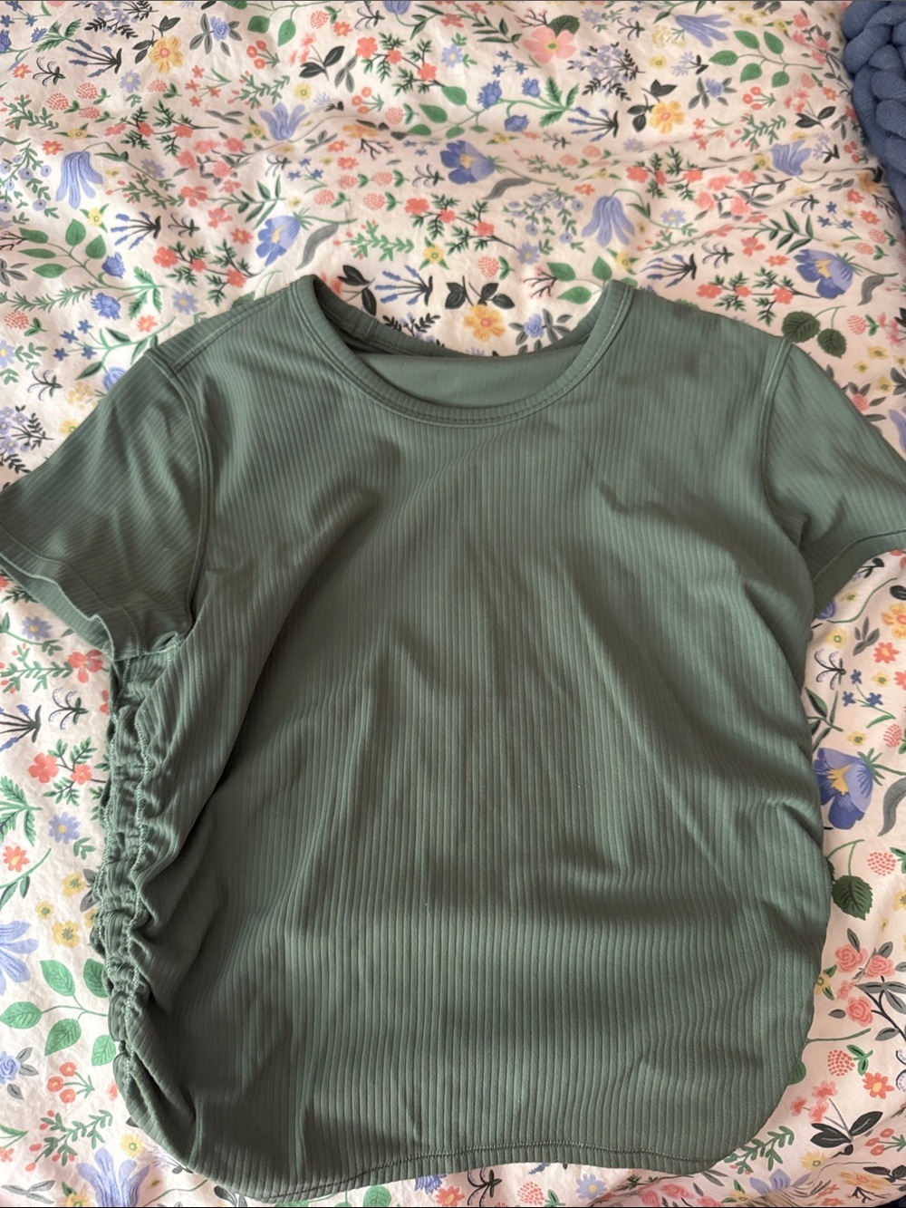 Lululemon Women’s Ribbed Short-Sleeve Top in Sage Green
